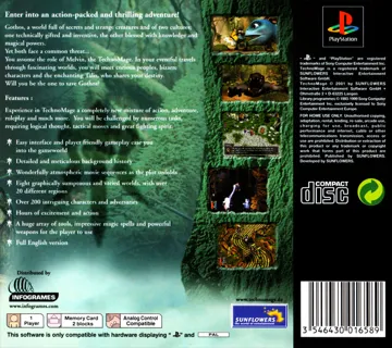 TechnoMage - Return of Eternity (EU) box cover back